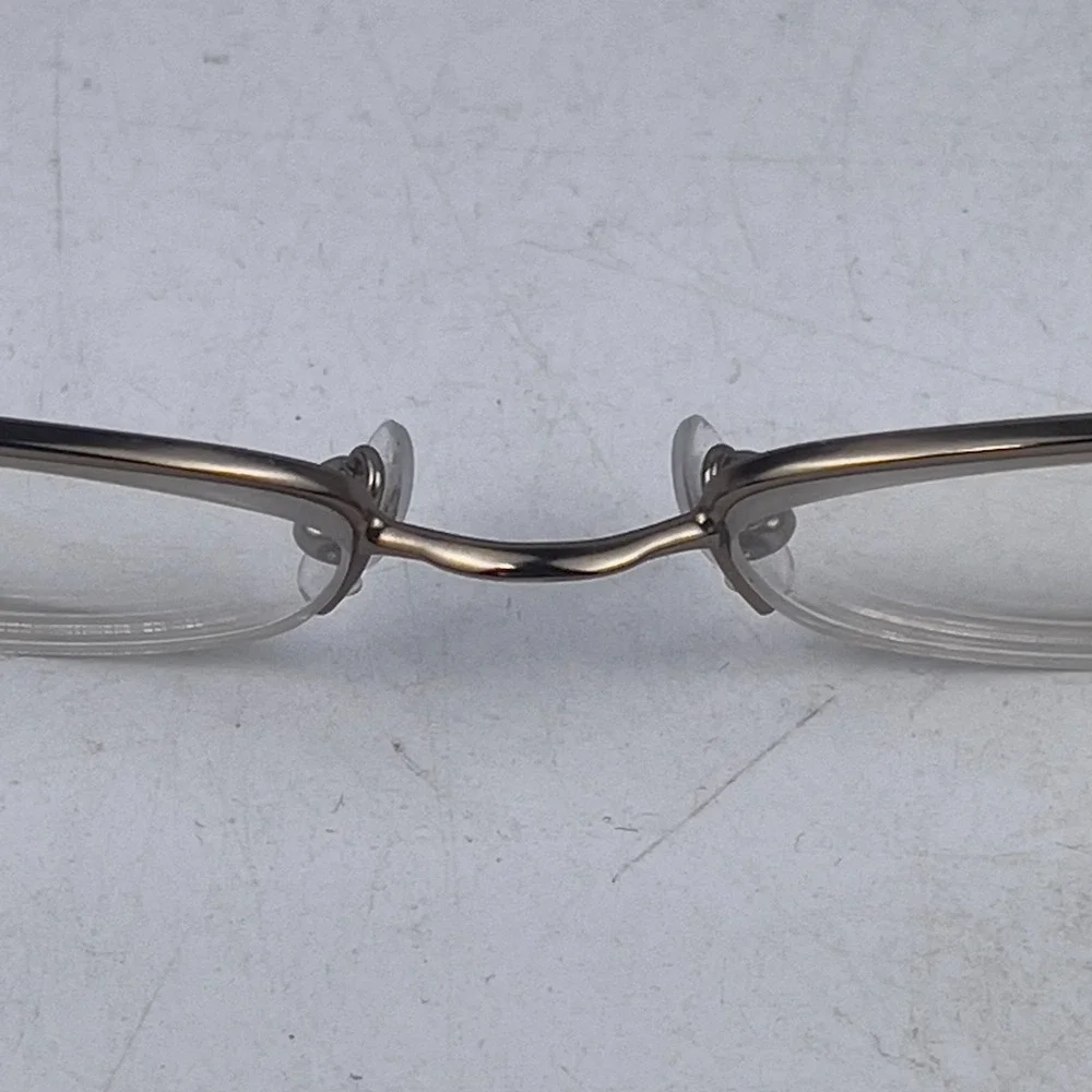 Chelsea Morgan CM 535 Women's Eyeglasses Frame Gold Metal Oval 47-20-135mm‎
